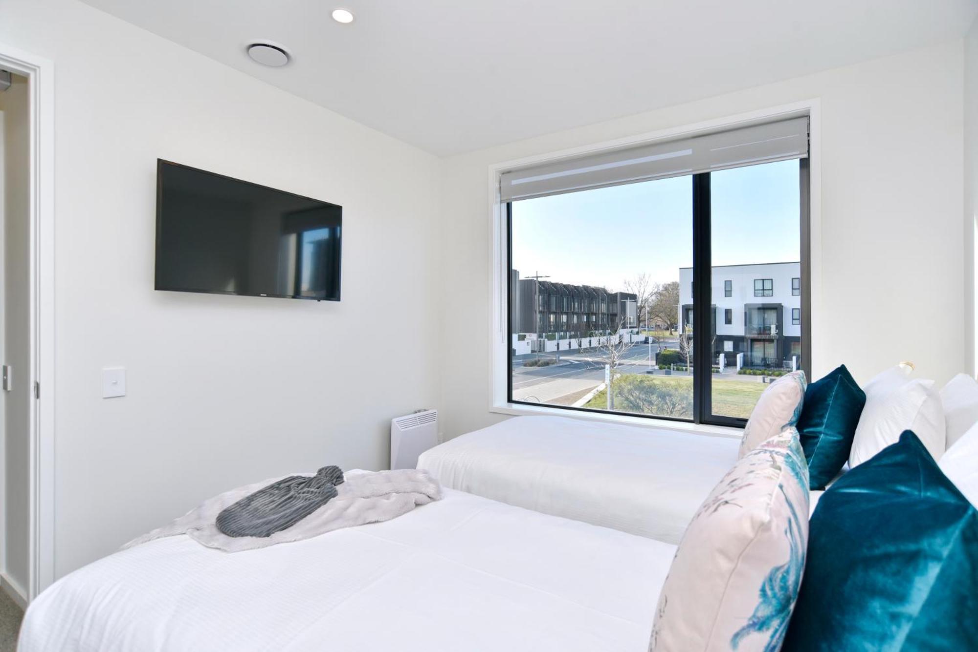 Hereford St Apartment - Christchurch Holiday Homes Exteriör bild