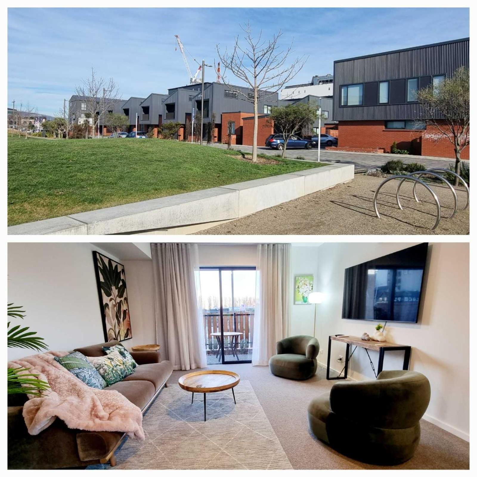 Hereford St Apartment - Christchurch Holiday Homes Exteriör bild